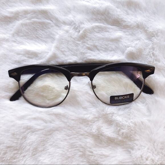 Finn Black Blue Light Computer Glasses - Picture 1 of 10